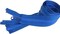 YKK #5 Molded Vislon Royal Blue Medium Weight Jacket Separating Zipper - Choose Your Length - Color: Royal Blue #918 - Made in The United States (1 Zipper Per Pack) (30" Inches)